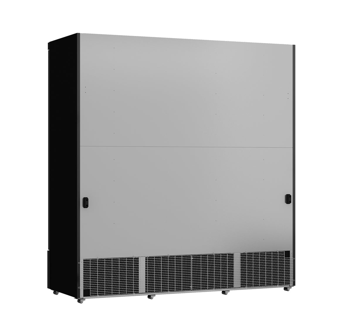 Réfrigérateur 3 portes en verre noir jde-1530r bl — Combisteel 7455.2235