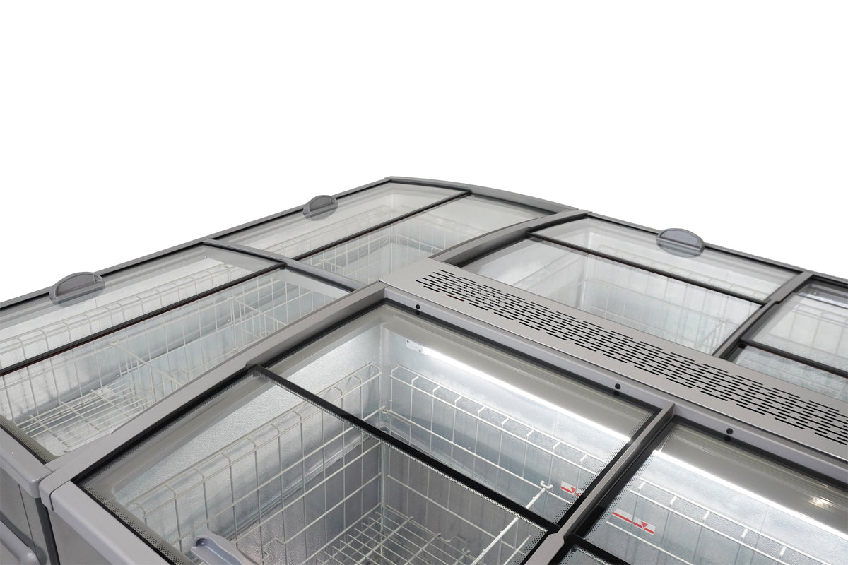 Congélateur bahut pour supermarché 1450 dégivrage automatique — Combisteel 7455.2665