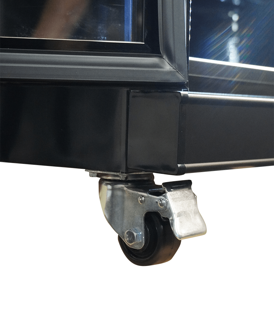 Réfrigérateur 3 portes en verre irm-1180r bl — Combisteel 7455.3155