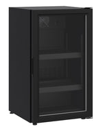 Réfrigérateur posable porte en verre 136 L noir — Combisteel 7464.0015