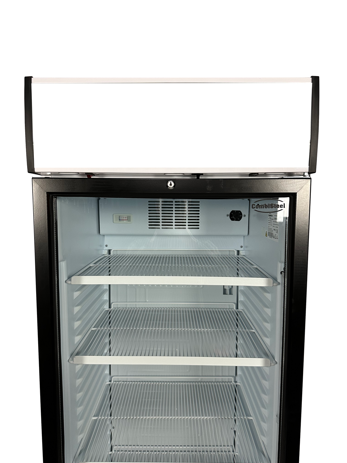 Réfrigérateur 1 porte en verre sens ouverture porte gauche — Combisteel 7464.0088