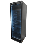 Réfrigérateur 1 porte en verre 382 L noir sans canopy — Combisteel 7464.0094