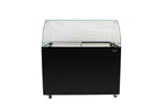 Vitrine à creme glacée java noir 8x5 L — Combisteel 7472.0129
