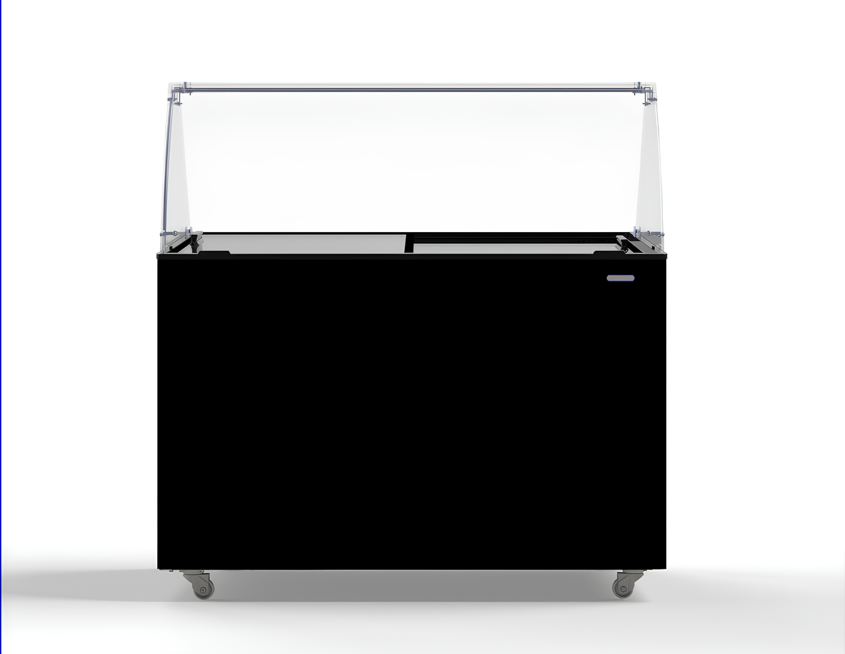 Vitrine à creme glacée java noir 8x5 L — Combisteel 7472.0129