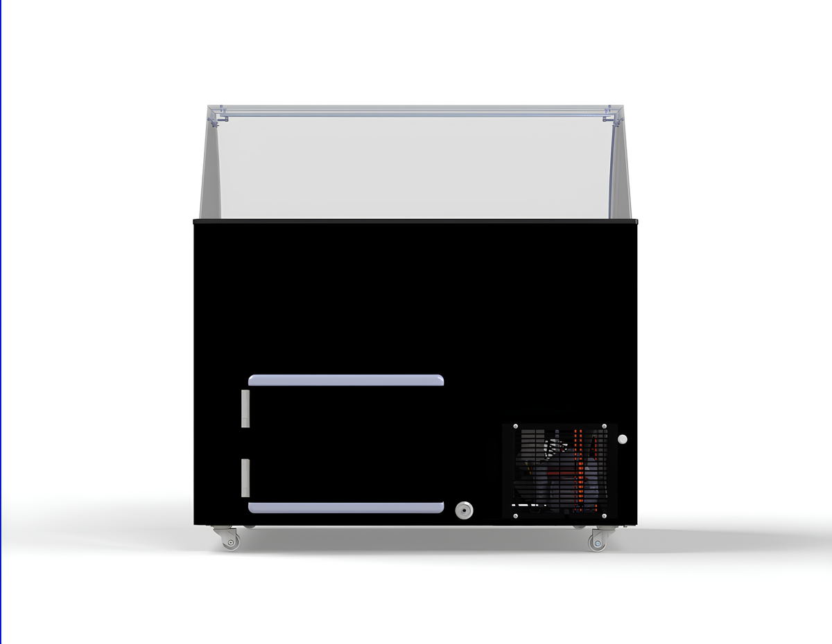 Vitrine à creme glacée java noir 8x5 L — Combisteel 7472.0129