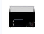 Vitrine à creme glacée tenerife noir 10x5 L — Combisteel 7472.0134