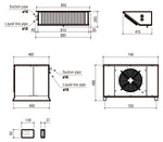Unité réfroidissement split type négatif 4.04-10.94 m3 — Combisteel 7480.0030