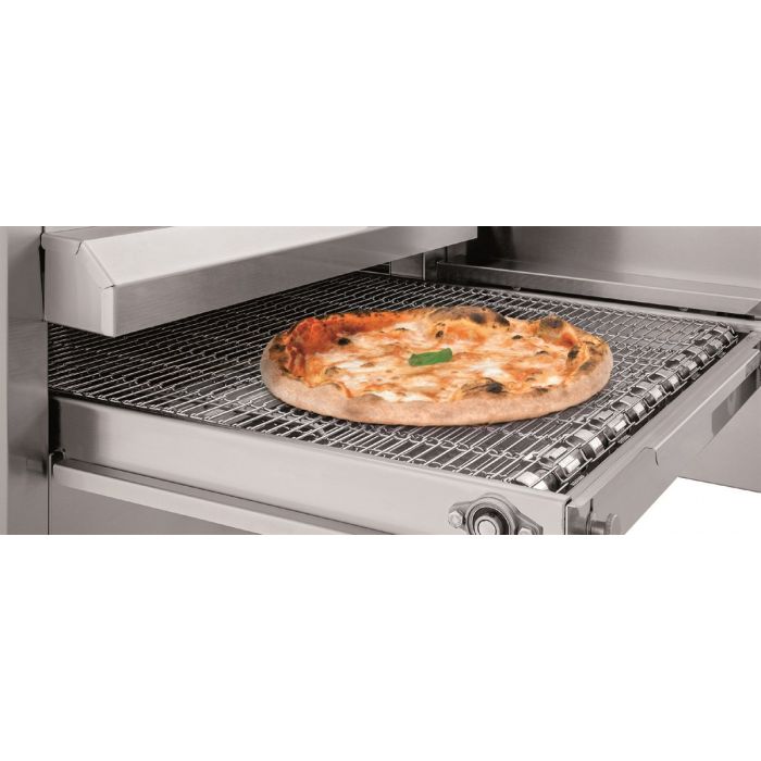 Four tunnel convoyeur a pizza tapis 800
