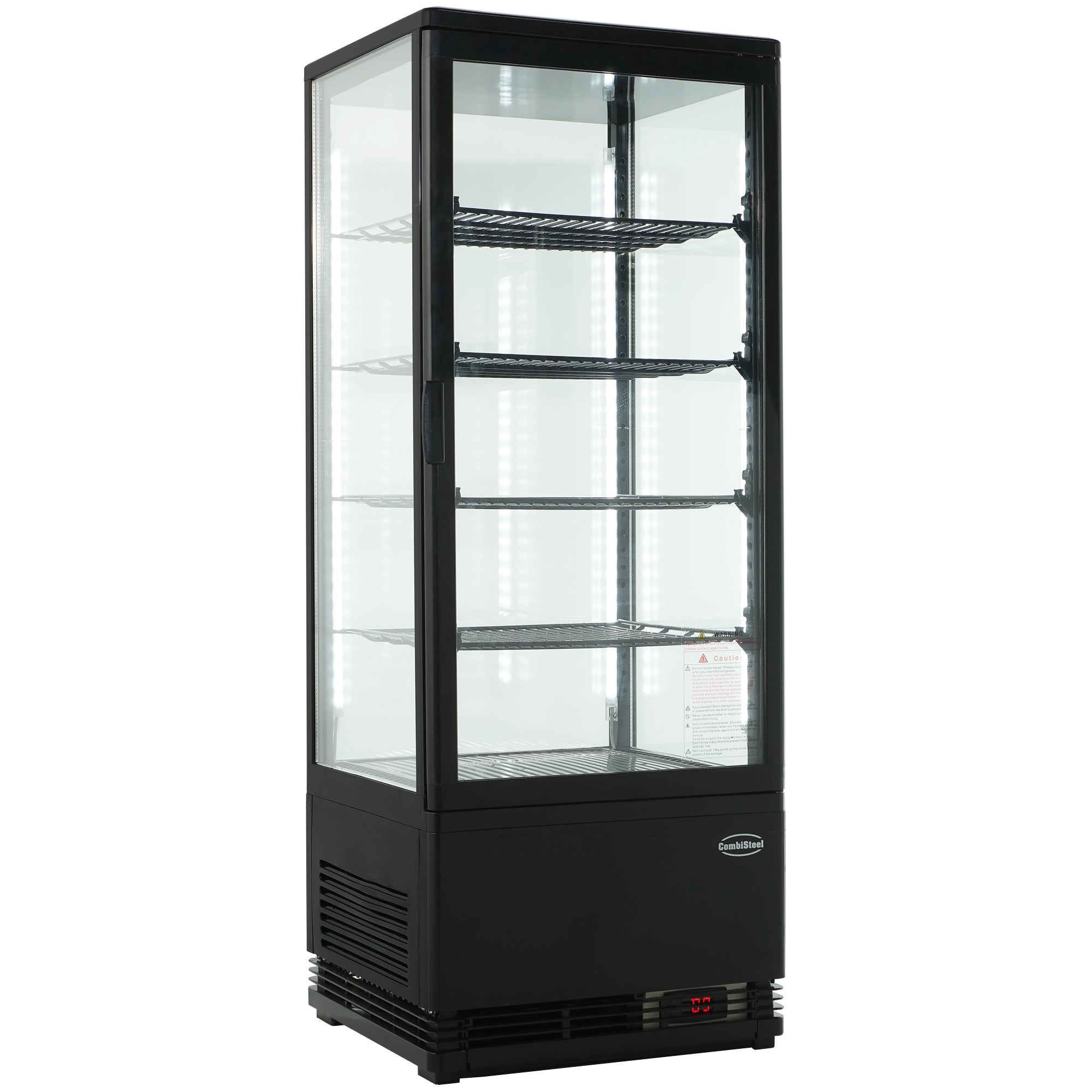 Vitrine réfrigératée 98 L noir — Combisteel 7487.0180