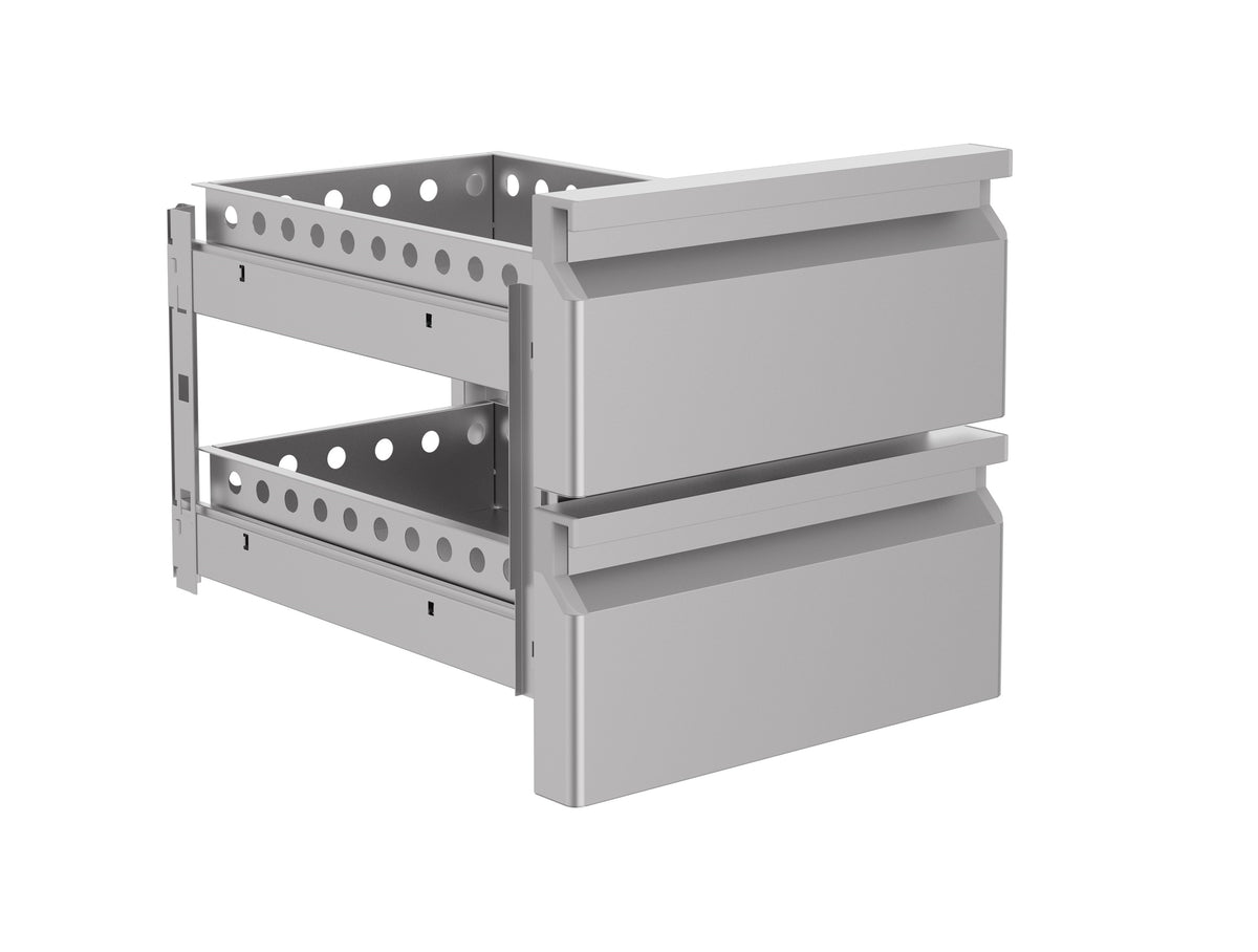 Bloc de tiroirs 1/2 7489.5075 - 7489.5080 - 7489.5082 combisteel donne pas de garantie sur le montage du kit tiroirs — Combisteel 7489.0521