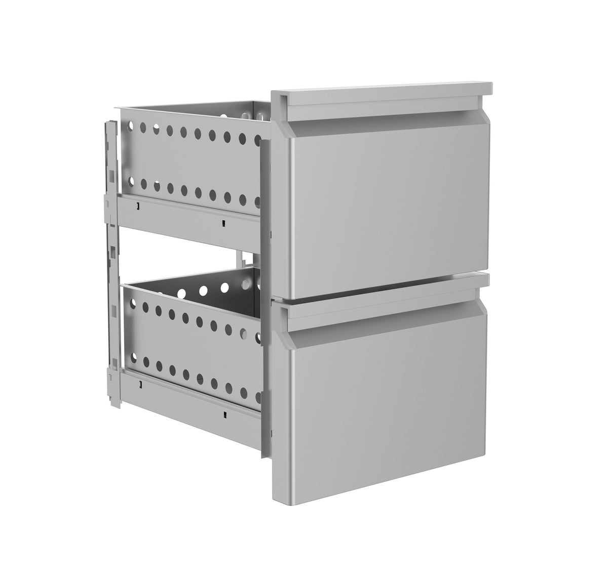 Bloc de tiroirs GN serie pour combisteel tables réfrigérée combisteel donne pas de garantie sur le montage du kit tiroirs — Combisteel 7451.0005