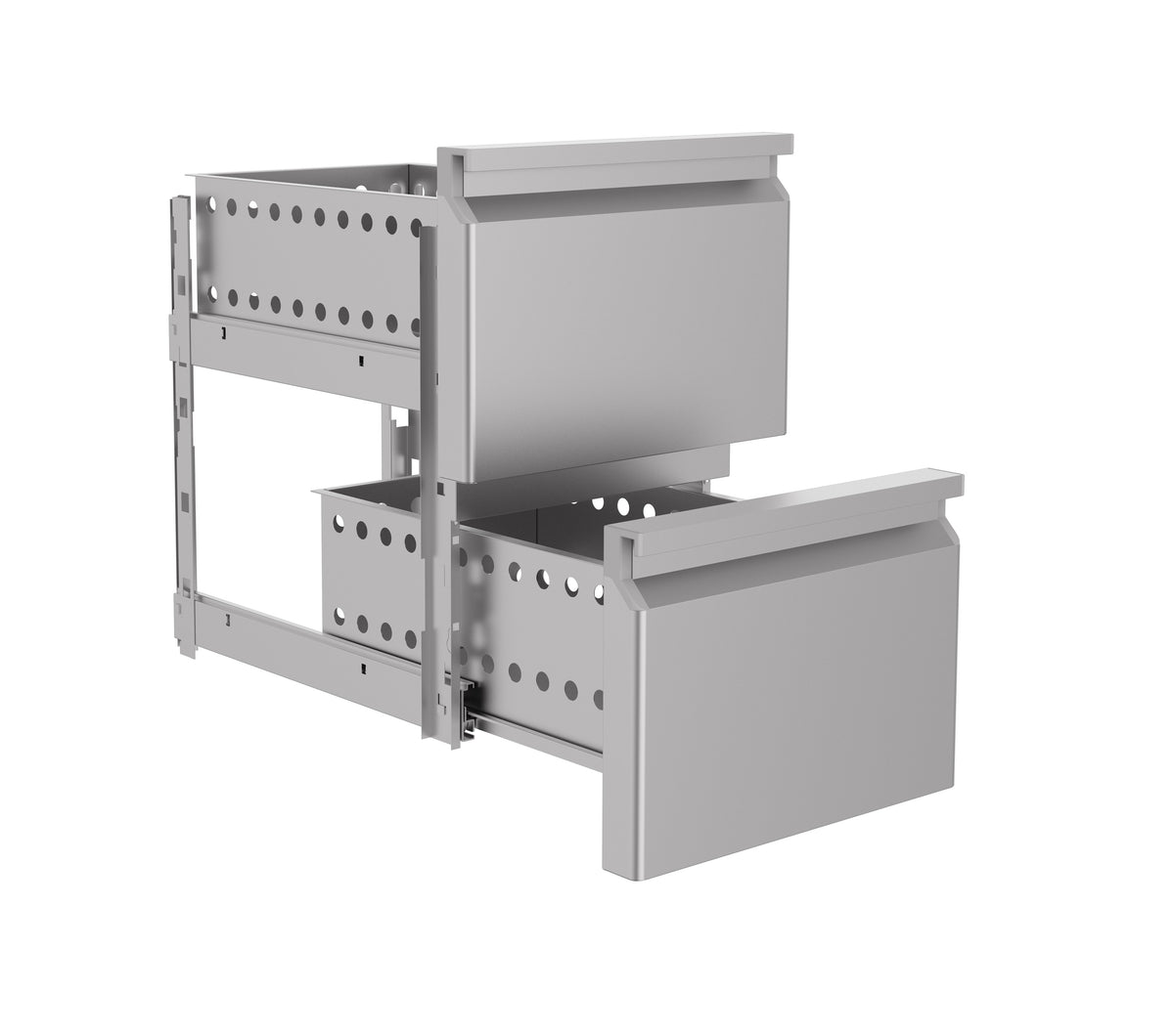 Bloc de tiroirs 1/2 monoblock soft closing combisteel donne pas de garantie sur le montage du kit tiroirs — Combisteel 7489.0522