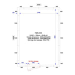 CHAMBRE FROIDE POSITIVE/NEGATIVE 3000x4200x2400 - 120 MM