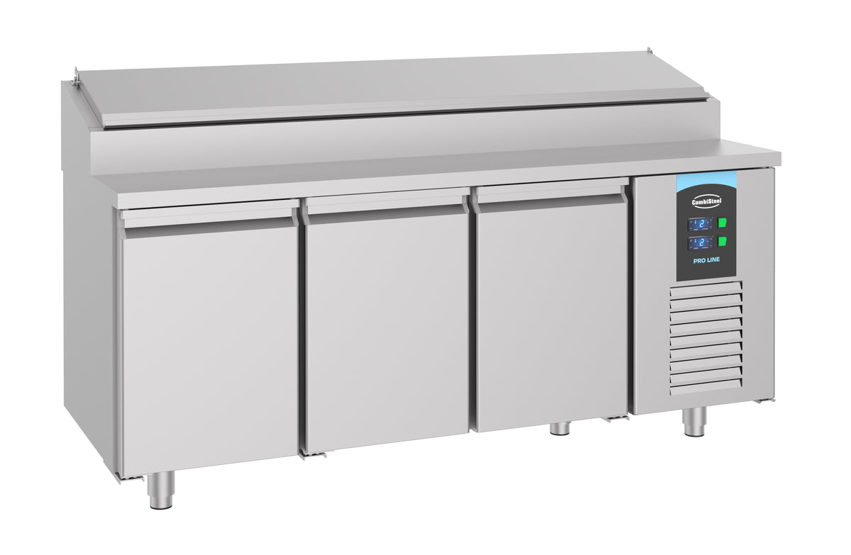 Saladette 3 portes 10x 1/3gn récipient — Combisteel 7489.5145