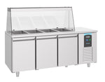 Saladette 3 portes 4x 1/1gn récipient — Combisteel 7489.5155