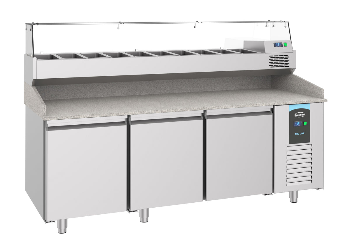Table prép pour pizza 3 portes — Combisteel 7489.5225