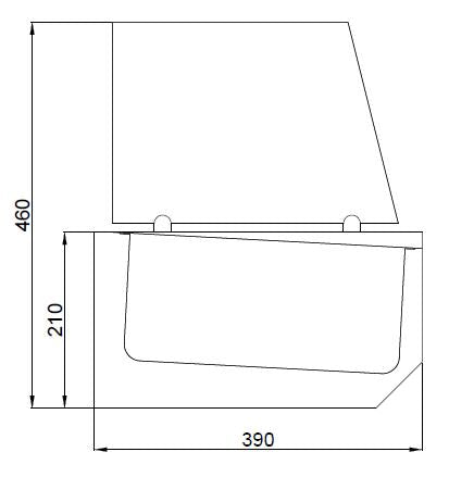 Puits réfrigératée 10x 1/3 GN — Combisteel 7489.5245