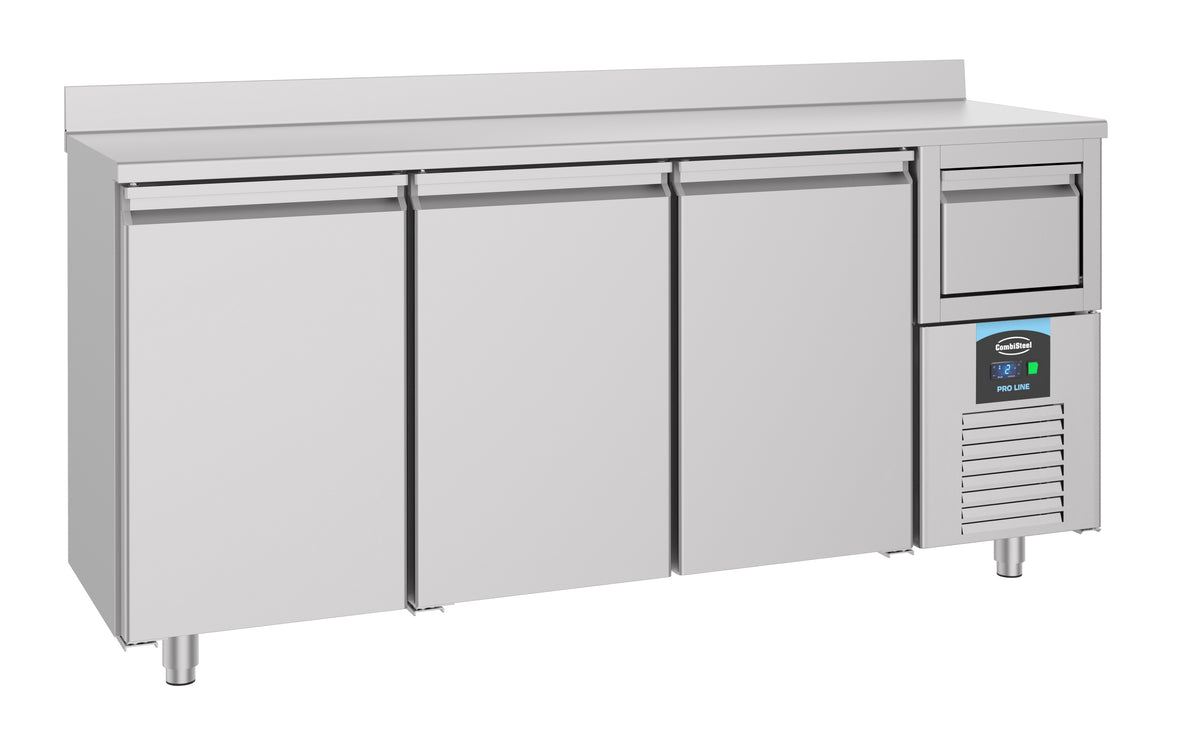 600 table réfrigérée 3 portes avec tiroir pour café — Combisteel 7489.5265