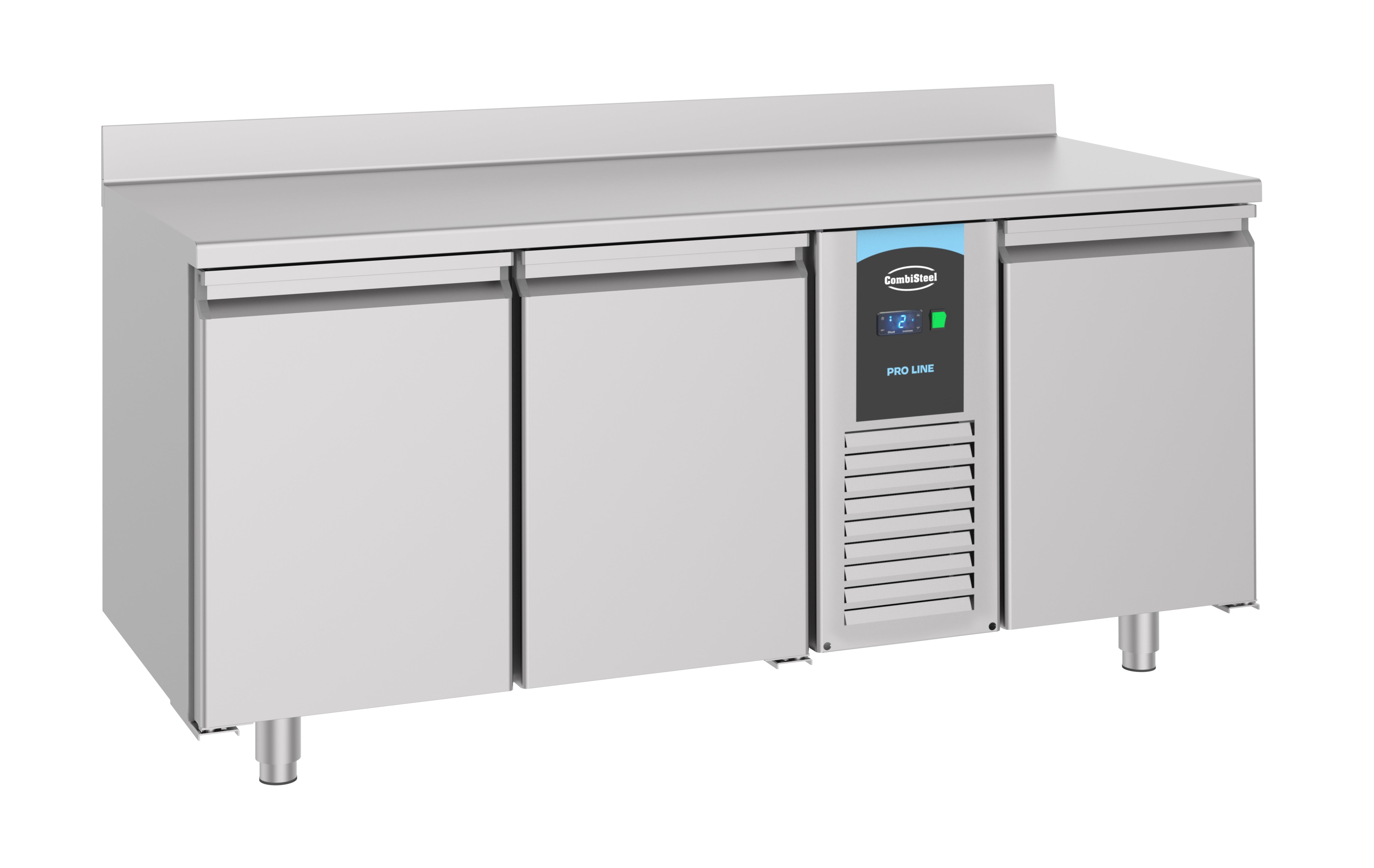 700 table réfrigérée bord relevé 3 portes mono block — Combisteel 7489.5405