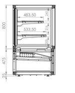 Vitrine réfrigérée 450 L — Combisteel 7489.5460