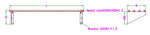 Gril de barre en inox 1600 — Combisteel 7490.0125