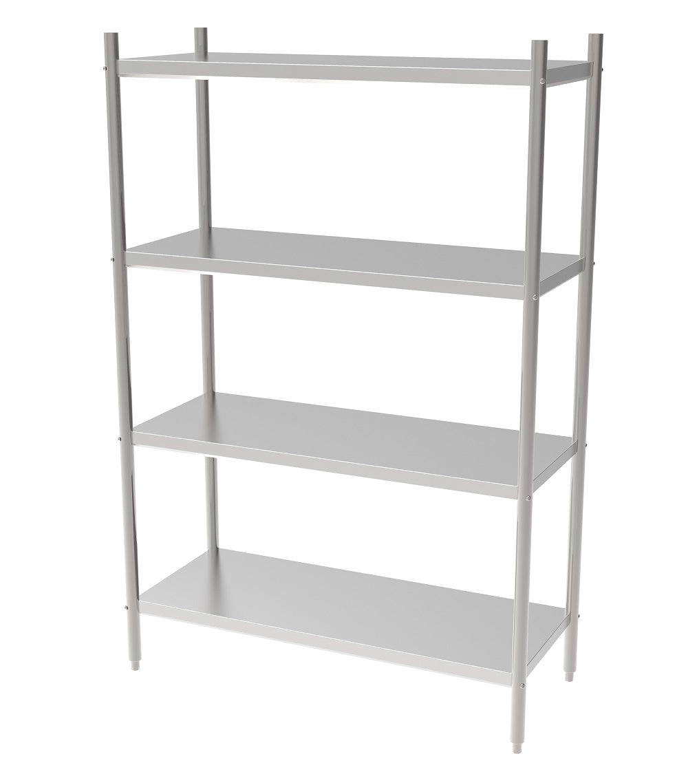 Étagères 4 levels démontable 900 — Combisteel 7490.0235