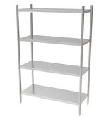 Étagères 4 levels démontable 1200 — Combisteel 7490.0245