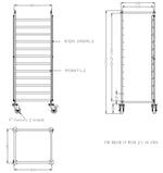 Chariots de débrassage démontable 2/1gn — Combisteel 7490.0265
