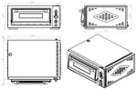 Elec. four à pizza mono 1 x 4 — Combisteel 7491.1015