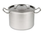 Casserole en acier inoxydable + couvercle ø36 22 L — Combisteel 7501.0060