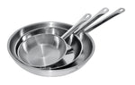 Poêle à frire en acier inox ø24 2,3 L — Combisteel 7501.0095