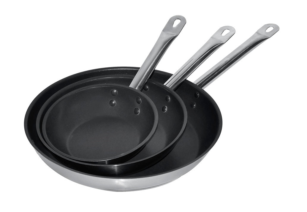 Poêle à frire avec revêtement antiadhesif ø28 3,1 L — Combisteel 7501.0110