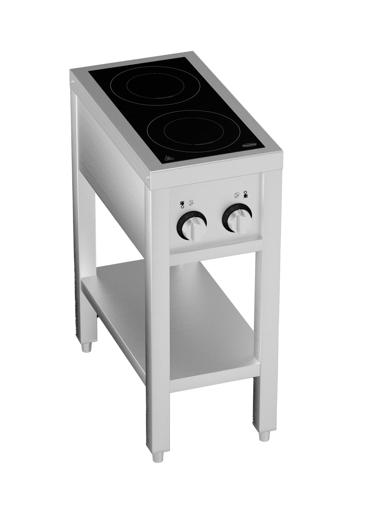 Cuisinière à induction 2 zones avec essous ouvert — Combisteel 7505.0030