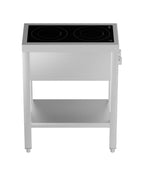 Cuisinière à induction 2 zones avec essous ouvert — Combisteel 7505.0030