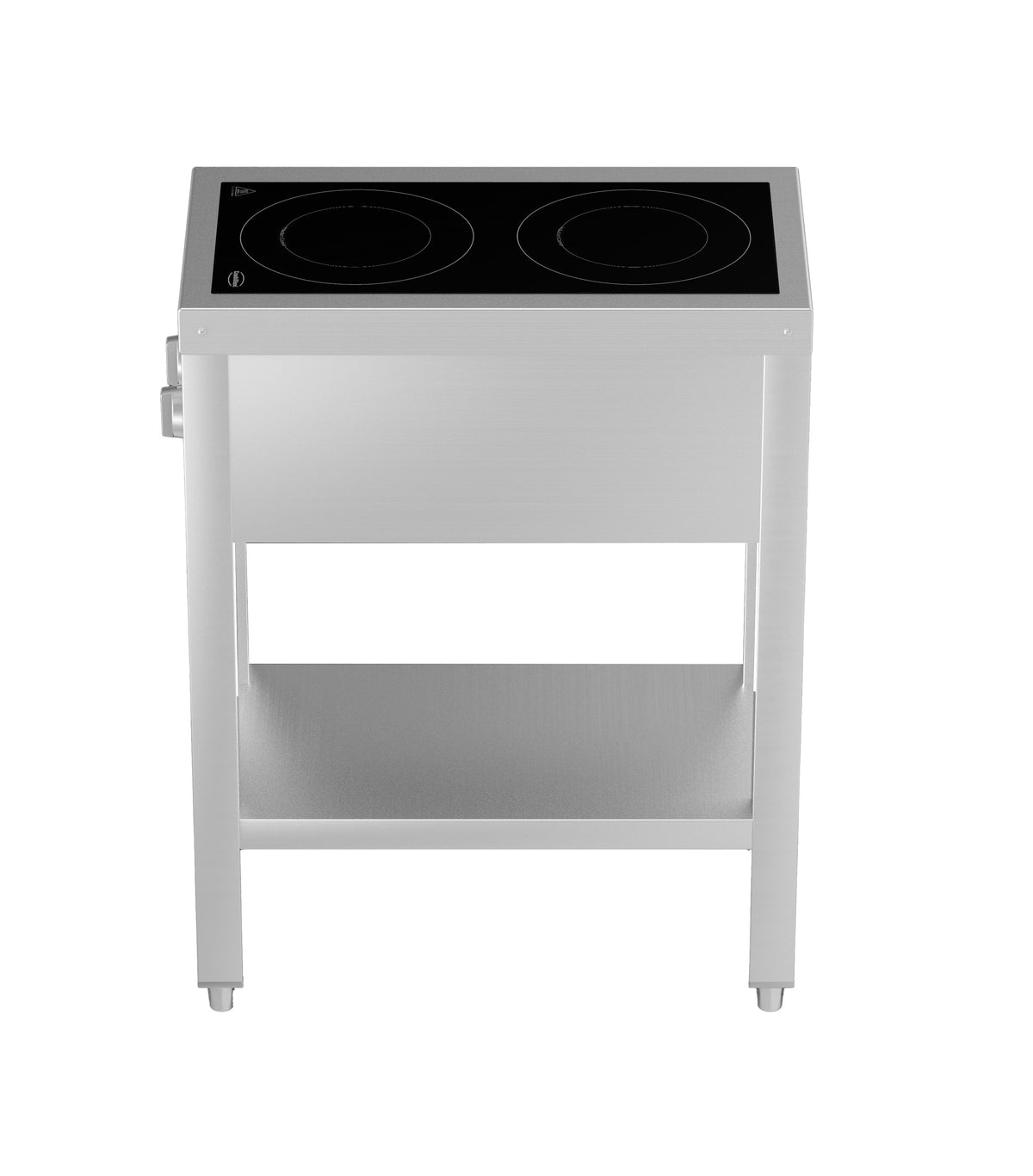 Cuisinière à induction 2 zones avec essous ouvert — Combisteel 7505.0030