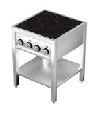 Cuisinière à induction 4 zones avec essous ouvert — Combisteel 7505.0035