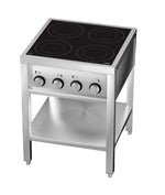 Cuisinière à induction 4 zones avec essous ouvert — Combisteel 7505.0035