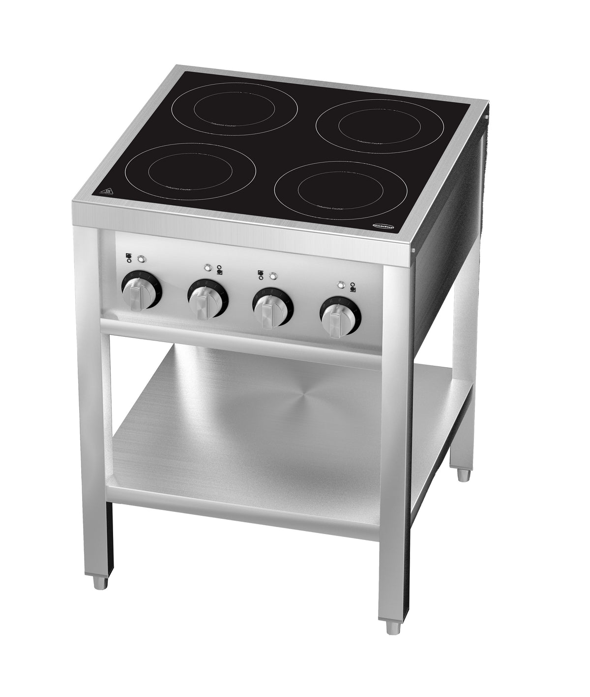 Cuisinière à induction 4 zones avec essous ouvert — Combisteel 7505.0035