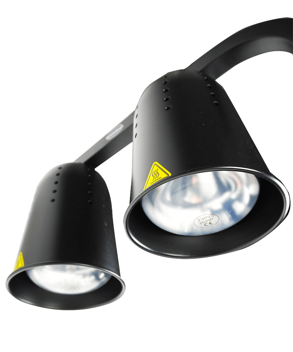 Lampe chauffant noire — Combisteel 7518.0170