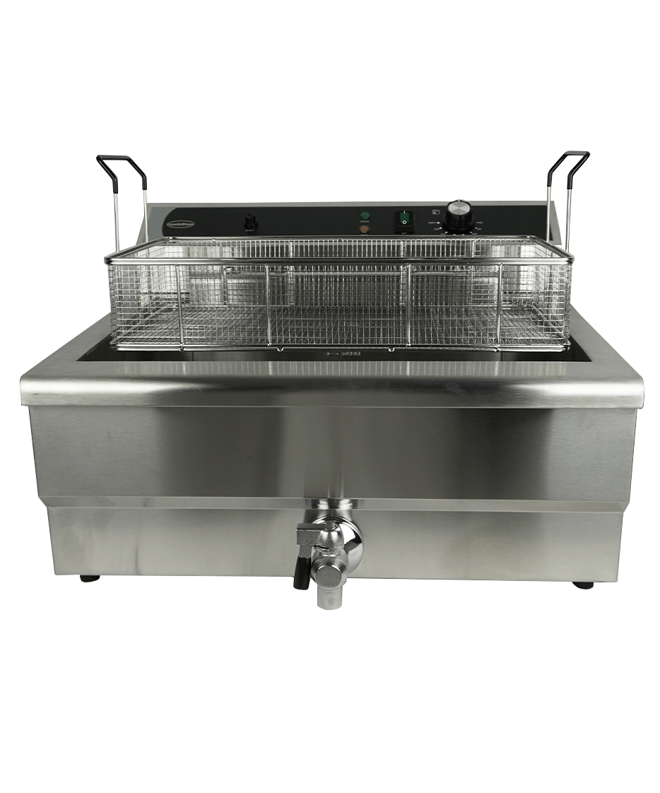 FRITEUSE POSABLE ÉLECTRIQUE 25L - AVEC ROBINET DE VIDANGE 7518.0210