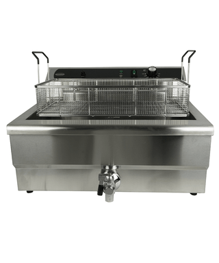 FRITEUSE POSABLE ÉLECTRIQUE 25L - AVEC ROBINET DE VIDANGE 7518.0210