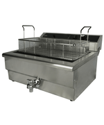 FRITEUSE POSABLE ÉLECTRIQUE 25L - AVEC ROBINET DE VIDANGE 7518.0210