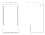 Rafraîchisseurs à vin 118 L single zone — Combisteel 7525.0025