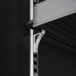 Réfrigérateur 1 porte en verre noir — Combisteel 7526.0005