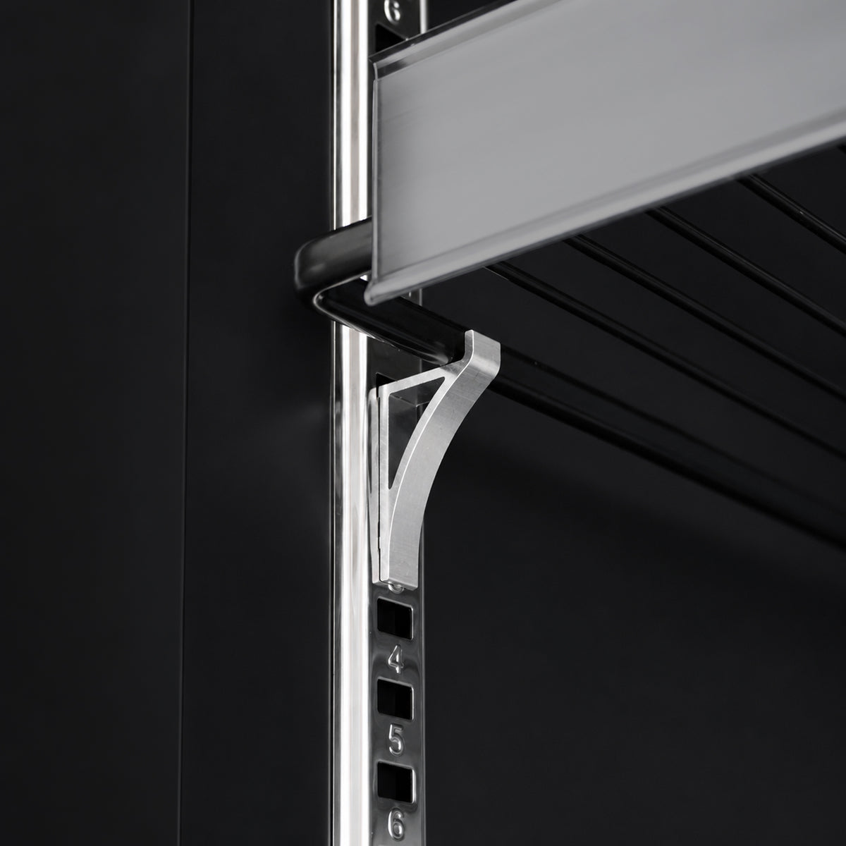 Réfrigérateur 1 porte en verre noir — Combisteel 7526.0005