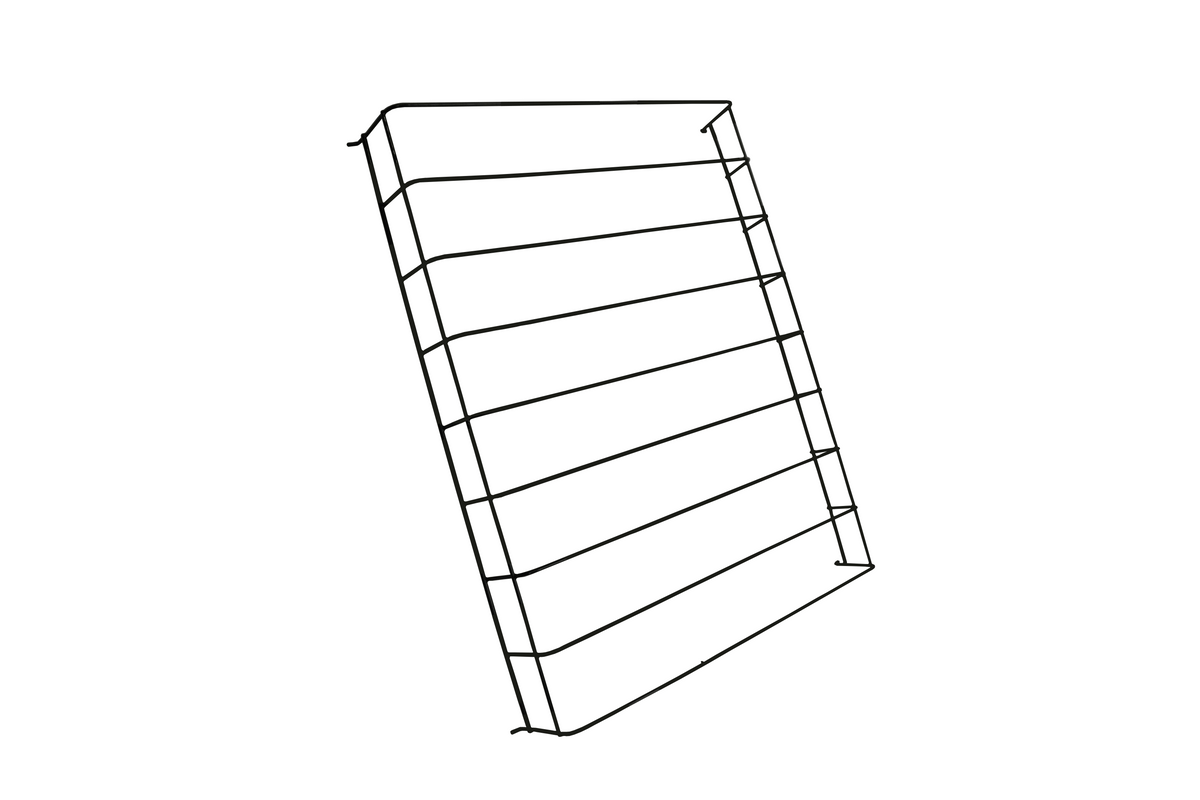 Separateur de bouteilles noir au milieu pour 7526.0110-0115 — Combisteel 7526.9125