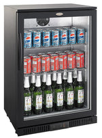 Arrière bar réfrigérée noir 1 porte — Combisteel 7527.0005