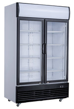 Réfrigérateur 2 portes en verre 800 L — Combisteel 7527.0100