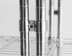 Jeu de 2 supports de connexion chrome pour 7530.0005-0010-0015-0020 — Combisteel 7530.9000