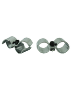 Jeu de 2 supports de connexion chrome pour 7530.0005-0010-0015-0020 — Combisteel 7530.9000